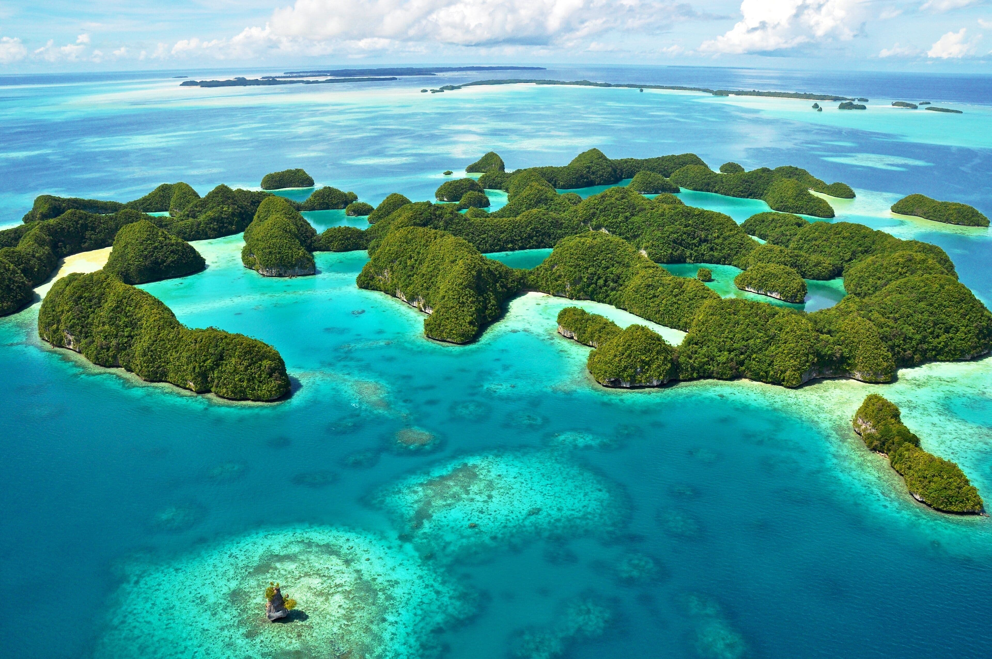 Paysage de Micronésie