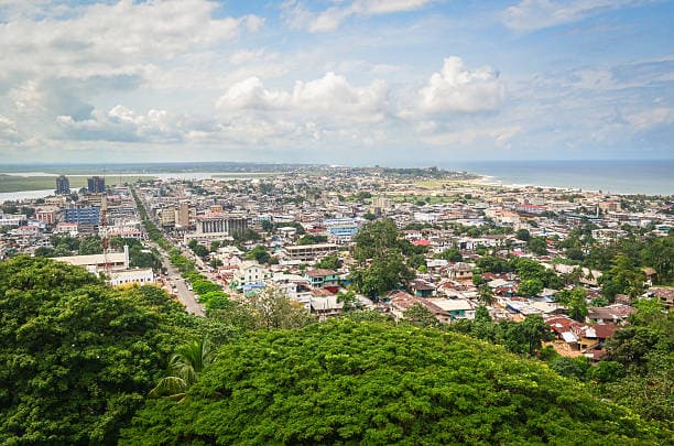 Paysage de Liberia