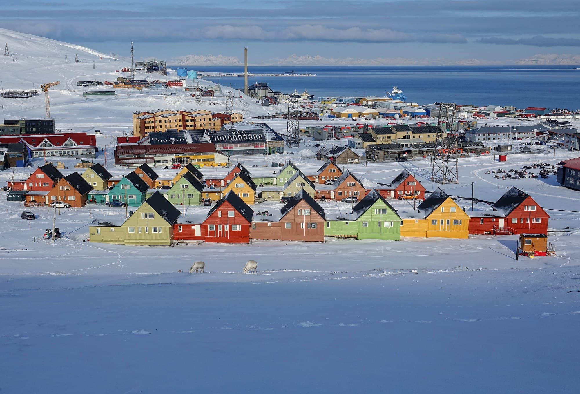Paysage de Svalbard et Jan Mayen