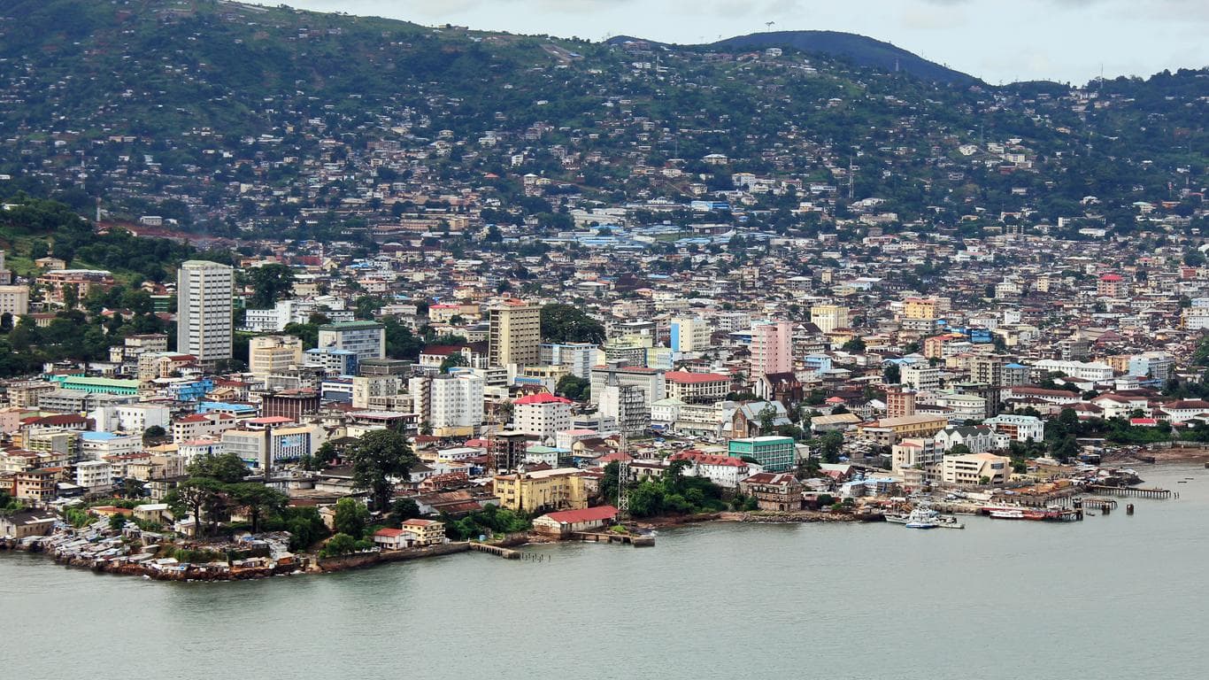Paysage de Sierra Leone