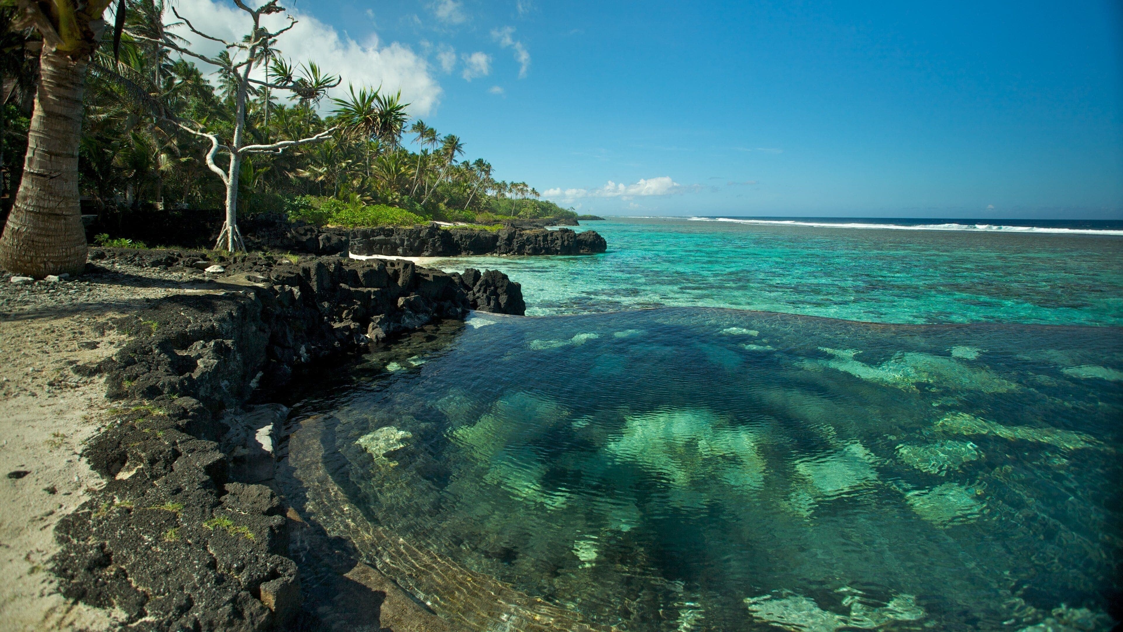 Paysage de Samoa
